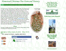 Tablet Screenshot of christmastreehome.com